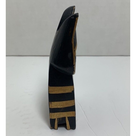 “”SOLD”” Wood Hand Painted Carved Laurel Burch Cat Figurine Single Replacement - Picture 3 of 10